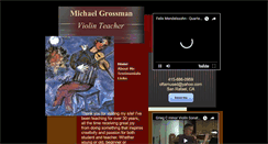 Desktop Screenshot of grossmanviolinlessons.com